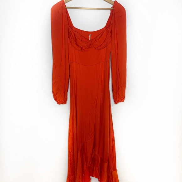 Red Free People Maxi Dress - Picture 2 of 3